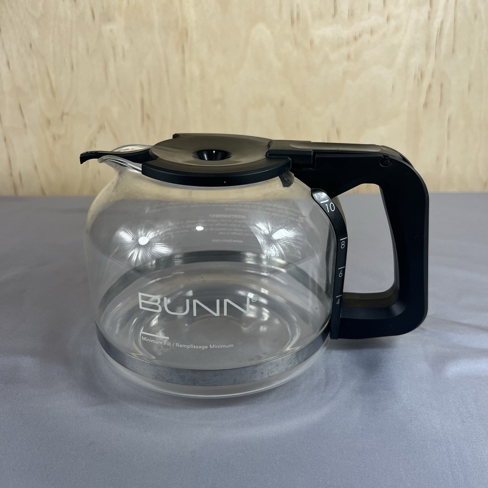 BUNN 10 Cup Glass Coffee Carafe Drip-Free Replacement Pot 10-Cup